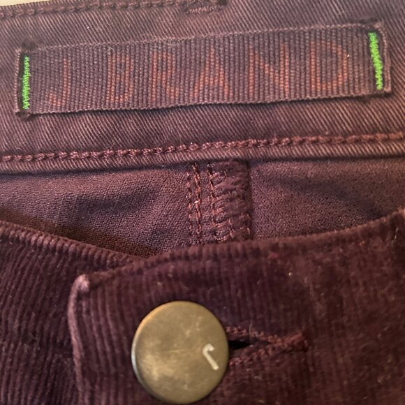 J Brand dark purple skinny corduroy pants sz 27 - Picture 6 of 12